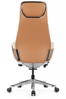 Изображение кресло rv design  napoli (yzpn-yr020) кожа бежевая-кэмел